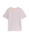 Pure Cotton Striped Everyday Fit T-Shirt