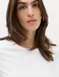Pure Cotton Crew Neck T-Shirt