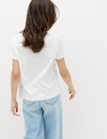Pure Cotton Crew Neck T-Shirt