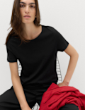 Pure Cotton Crew Neck T-Shirt