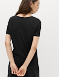 Pure Cotton Crew Neck T-Shirt
