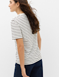 Pure Cotton Crew Neck T-Shirt