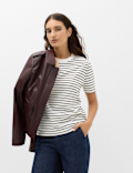 Pure Cotton Crew Neck T-Shirt