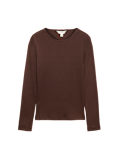 Cotton Rich Ribbed Regular Fit Top
