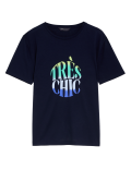 Printed Crew Neck Relaxed T-Shirt