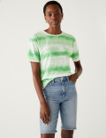 Printed Crew Neck Relaxed T-Shirt