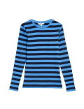 Cotton Rich Striped Ribbed Top