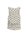 Jersey Polka Dot Regular Fit Sleeveless Top
