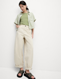 Pure Cotton Slim Fit Off The Shoulder Top
