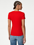 Cotton Rich Ribbed Slim Fit T-Shirt