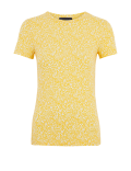 Cotton Rich Floral Fitted T-Shirt