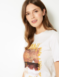 Pure Cotton Printed Short Sleeve T-Shirt