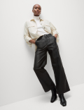 Pure Cotton Cord Textured Shirt