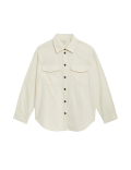 Pure Cotton Cord Textured Shirt