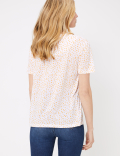 Animal Print Crew Neck Relaxed Fit T-Shirt