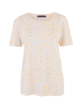 Animal Print Crew Neck Relaxed Fit T-Shirt