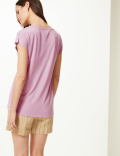 Longline Relaxed Fit T-Shirt