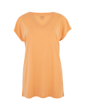 V-Neck Relaxed Longline T-Shirt