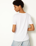 Relaxed Fit Holiday Short Sleeve T-Shirt