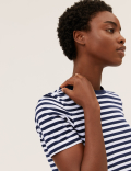 Pure Cotton Striped Everyday Fit T-Shirt