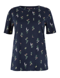 Pure Cotton Floral Straight Fit T-Shirt
