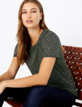 Polka Dot Relaxed Fit T-Shirt