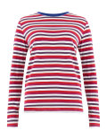 Pure Cotton Striped Straight Fit T-Shirt