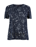 Constellation Print Relaxed Fit T-Shirt