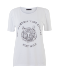 Wild Slogan Relaxed Fit T-Shirt
