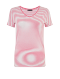 Cotton Striped Fitted T-Shirt