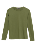 Crew Neck Relaxed Long Sleeve Top