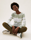 Tie Dye Relaxed Long Sleeve Top