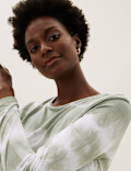 Tie Dye Relaxed Long Sleeve Top