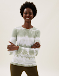 Tie Dye Relaxed Long Sleeve Top
