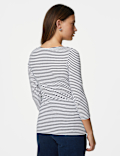 Cotton Rich Striped Slim Fit T-Shirt