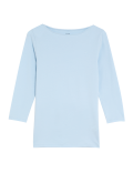 Cotton Rich Slim Fit 3/4 Sleeve T-Shirt