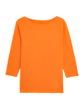 Cotton Rich Slim Fit 3/4 Sleeve T-Shirt