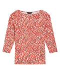 Cotton Rich Printed Slim Fit Top