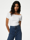 Pure Cotton Bardot Top