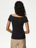 Pure Cotton Bardot Top