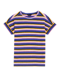 Linen Rich Striped T-Shirt