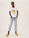 Printed Relaxed Short Sleeve T-Shirt