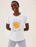 Printed Relaxed Short Sleeve T-Shirt