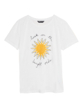 Printed Relaxed Short Sleeve T-Shirt