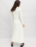Jersey Lace Maxi Dress