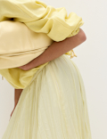 Textured Midaxi Circle Skirt