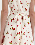 Printed Floral Mini Tea Dress