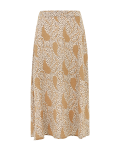 Floral Midi A-Line Skirt