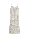 Sequin V-Neck Midaxi Cami Dress