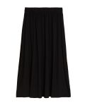 Jersey Midi Circle Skirt